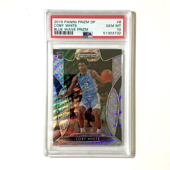 Coby White Panini Prizm Rookie NBA Basketball Card - Picture 1 of 3
